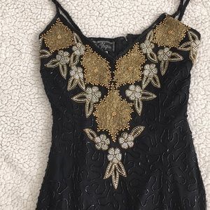 Vintage beaded dress.